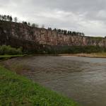 Лимоновский гребень, вид с реки Юрюзань